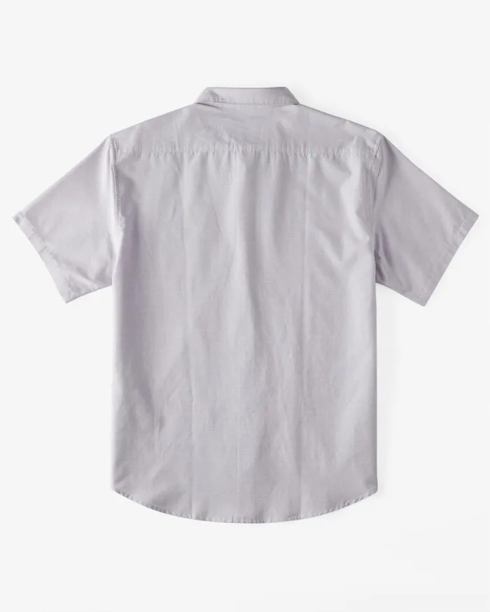 Billabong Shirts Men All Day Short Sleeve Shirt Purple Ash Billabong Shirts Men All Day Short Sleeve Shirt Purple Ash