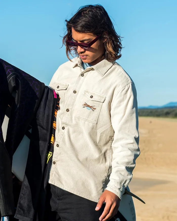 Billabong Shirts Men Bong Days Long Sleeve Shirt Chino