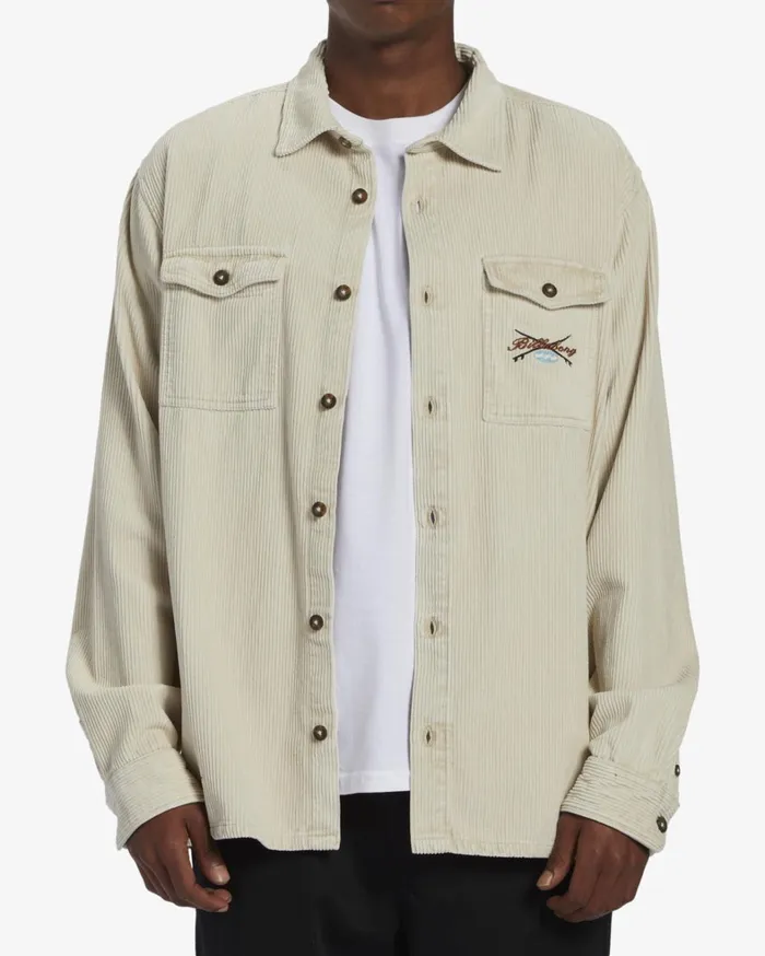 Billabong Shirts Men Bong Days Long Sleeve Shirt Chino Billabong Shirts Men Bong Days Long Sleeve Shirt Chino