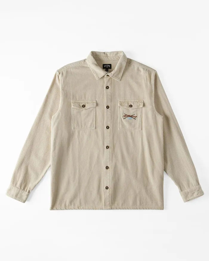 Billabong Shirts Men Bong Days Long Sleeve Shirt Chino Billabong Shirts Men Bong Days Long Sleeve Shirt Chino