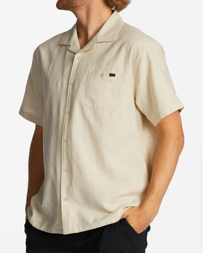 Billabong Shirts Men Hemp Vacay Short Sleeve Shirt Chino Billabong Shirts Men Hemp Vacay Short Sleeve Shirt Chino