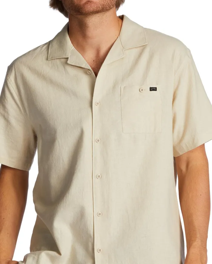 Billabong Shirts Men Hemp Vacay Short Sleeve Shirt Chino Billabong Shirts Men Hemp Vacay Short Sleeve Shirt Chino