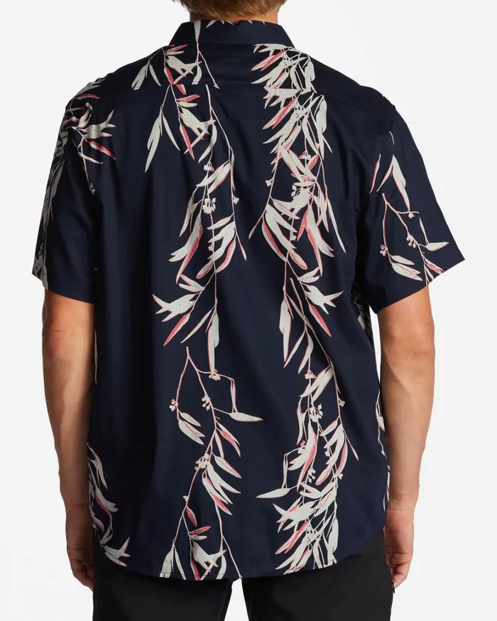 Billabong Shirts Men Sundays Short Sleeve Shirt Night Billabong Shirts Men Sundays Short Sleeve Shirt Night