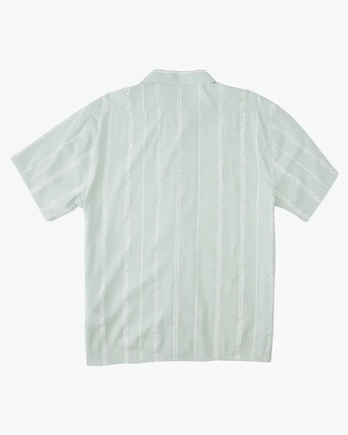 Billabong Shirts Men Sundays Vacay Short Sleeve Shirt Dusty Aqua Billabong Shirts Men Sundays Vacay Short Sleeve Shirt Dusty Aqua