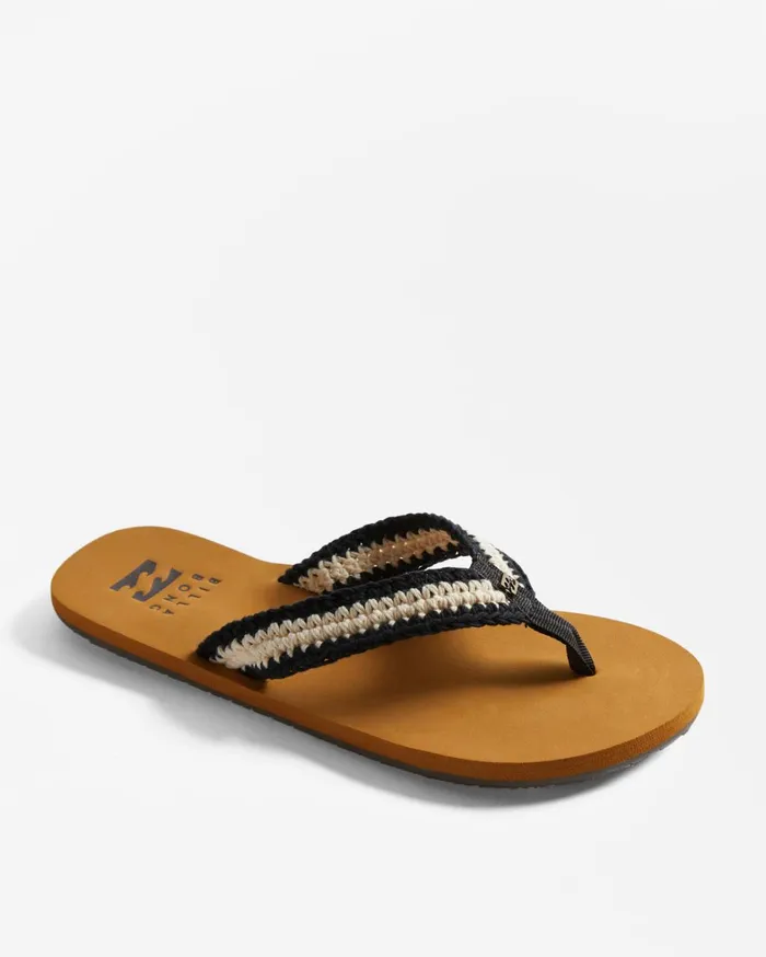 Billabong Shoes Women Baja Sandals Black White 2 Billabong Shoes Women Baja Sandals Black White 2