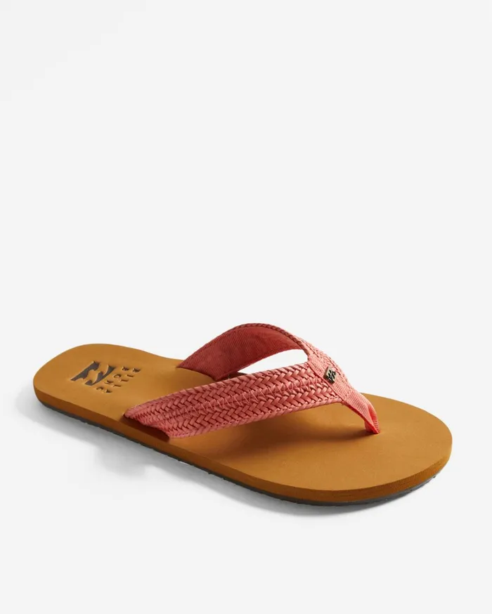 Billabong Shoes Women Kai Braided Sandals Sweet Coral Billabong Shoes Women Kai Braided Sandals Sweet Coral