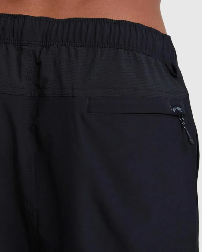 Billabong Shorts Men ADiv Surftrek Elastic Waist Shorts 17034 Black Billabong Shorts Men ADiv Surftrek Elastic Waist Shorts 17034 Black