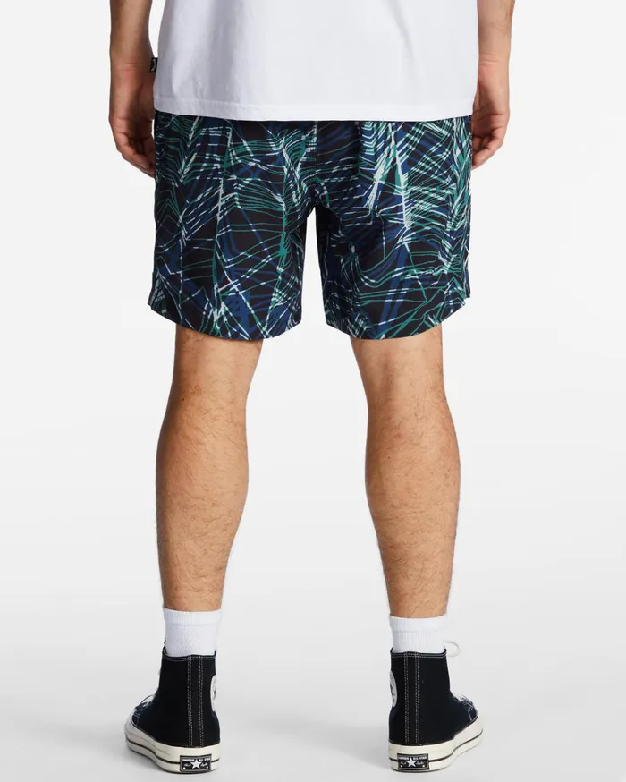 Billabong Shorts Men ADiv Surftrek Elastic Waist Shorts 17034 Space Blue Billabong Shorts Men ADiv Surftrek Elastic Waist Shorts 17034 Space Blue
