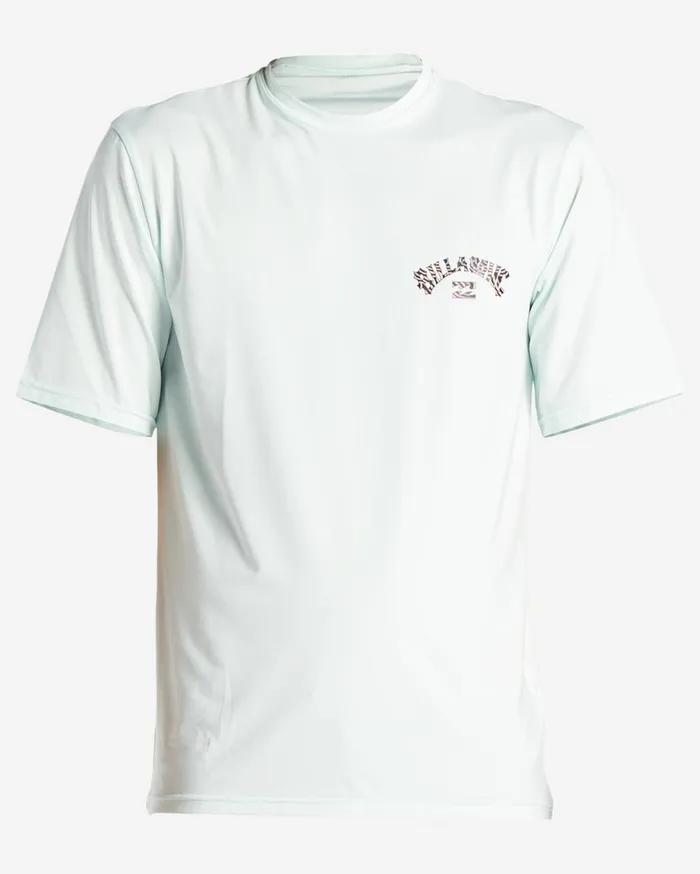 Billabong Shorts Men Arch Fill Short Sleeve UPF 50 Surf TShirt Seaglass Billabong Shorts Men Arch Fill Short Sleeve UPF 50 Surf TShirt Seaglass