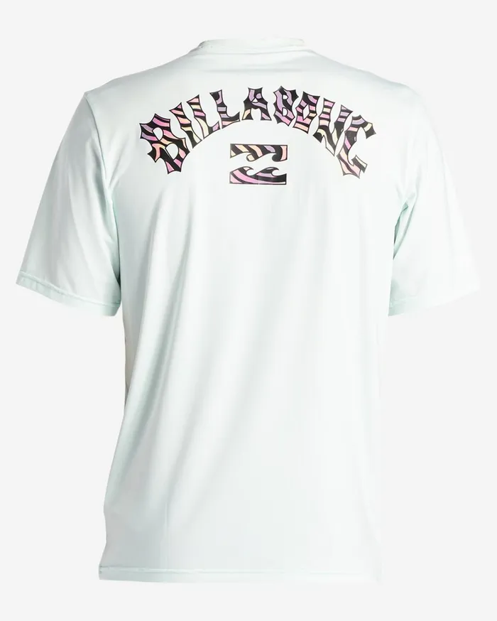 Billabong Shorts Men Arch Fill Short Sleeve UPF 50 Surf TShirt Seaglass Billabong Shorts Men Arch Fill Short Sleeve UPF 50 Surf TShirt Seaglass