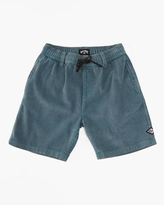 Billabong Shorts Men Boy039s Larry Cord Corduroy Shorts Smoke Blue