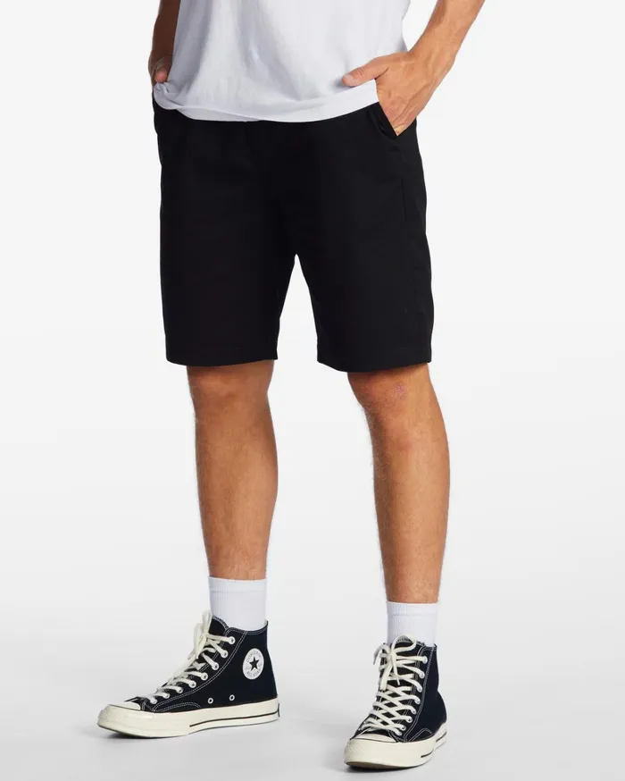 Billabong Shorts Men Carter Workwear 21034 Shorts Black Billabong Shorts Men Carter Workwear 21034 Shorts Black