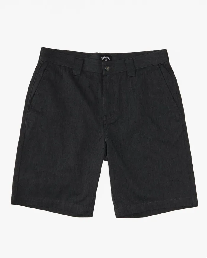 Billabong Shorts Men Carter Workwear 21034 Shorts Black Heather Billabong Shorts Men Carter Workwear 21034 Shorts Black Heather