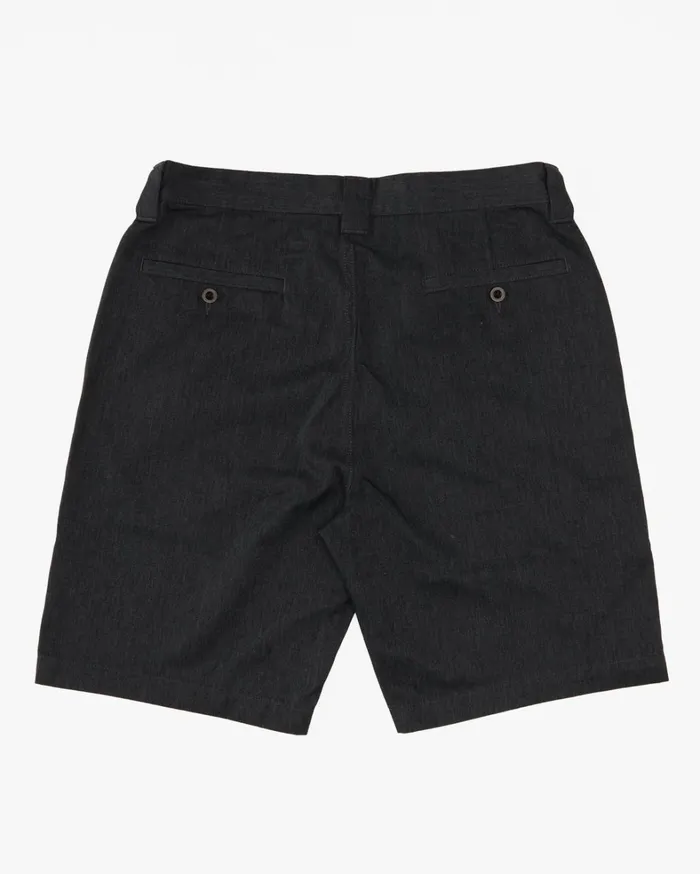 Billabong Shorts Men Carter Workwear 21034 Shorts Black Heather Billabong Shorts Men Carter Workwear 21034 Shorts Black Heather