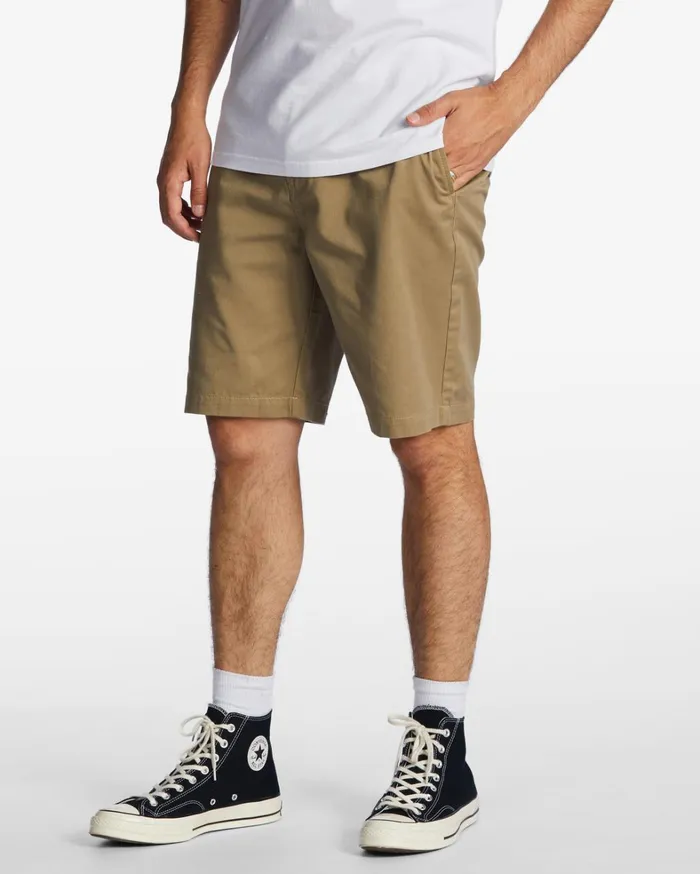 Billabong Shorts Men Carter Workwear 21034 Shorts Khaki Billabong Shorts Men Carter Workwear 21034 Shorts Khaki