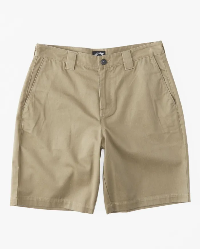 Billabong Shorts Men Carter Workwear 21034 Shorts Khaki Billabong Shorts Men Carter Workwear 21034 Shorts Khaki