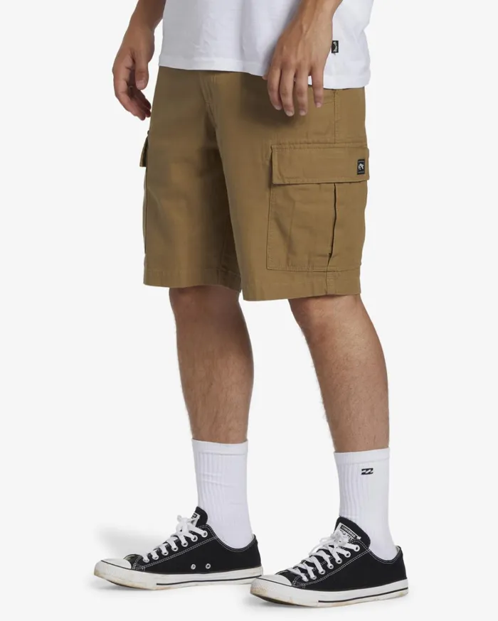 Billabong Shorts Men Combat Cargo Shorts Light Khaki Billabong Shorts Men Combat Cargo Shorts Light Khaki