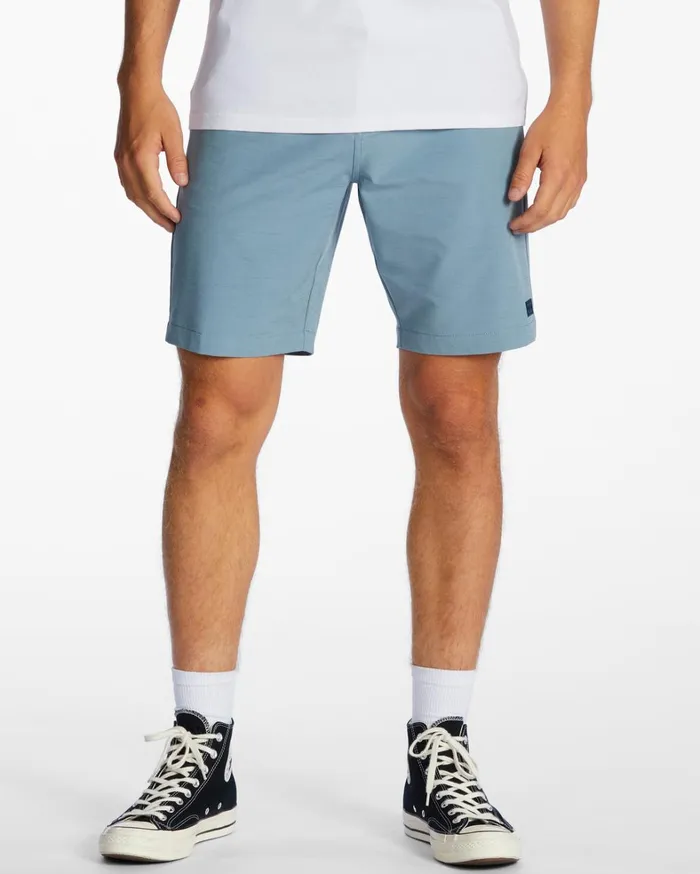 Billabong Shorts Men Crossfire Slub Submersible 19034 Shorts Washed Blue
