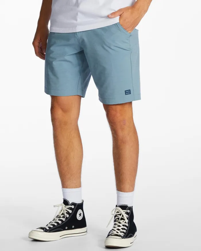 Billabong Shorts Men Crossfire Slub Submersible 19034 Shorts Washed Blue Billabong Shorts Men Crossfire Slub Submersible 19034 Shorts Washed Blue