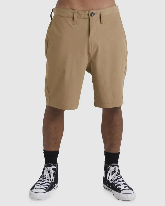 Billabong Shorts Men Crossfire Solid Submersible Shorts 20034 Gravel