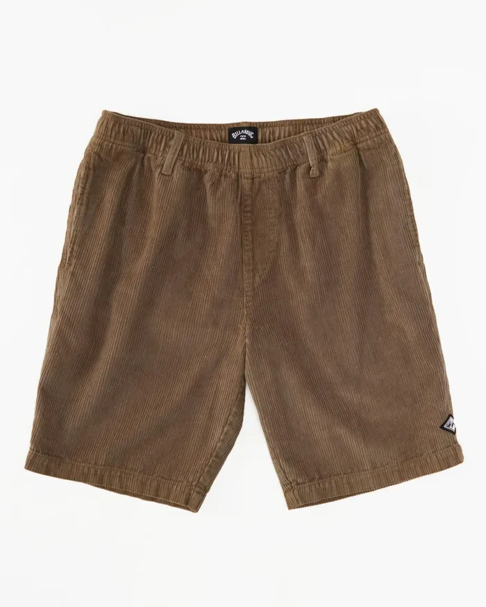 Billabong Shorts Men Larry Corduroy 20034 Shorts Earth Billabong Shorts Men Larry Corduroy 20034 Shorts Earth