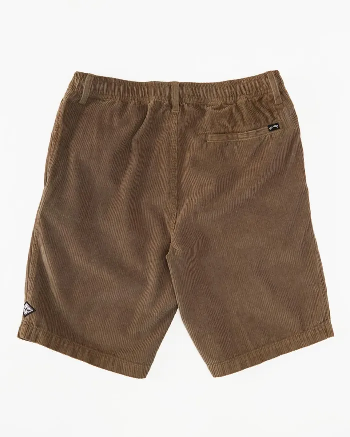 Billabong Shorts Men Larry Corduroy 20034 Shorts Earth Billabong Shorts Men Larry Corduroy 20034 Shorts Earth