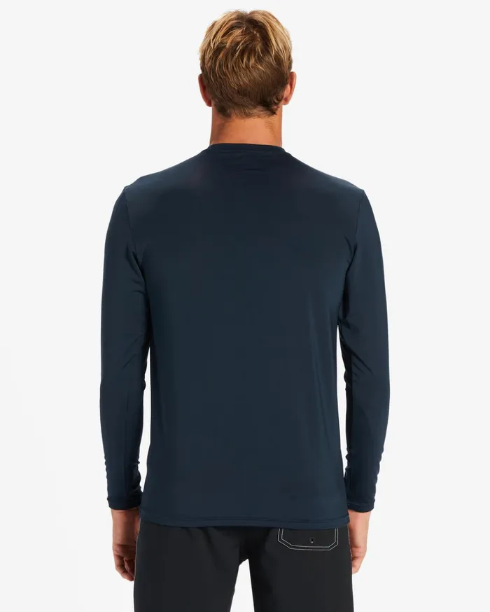 Billabong Shorts Men Snaking Arches Long Sleeve UPF 50 Surf TShirt Navy Billabong Shorts Men Snaking Arches Long Sleeve UPF 50 Surf TShirt Navy