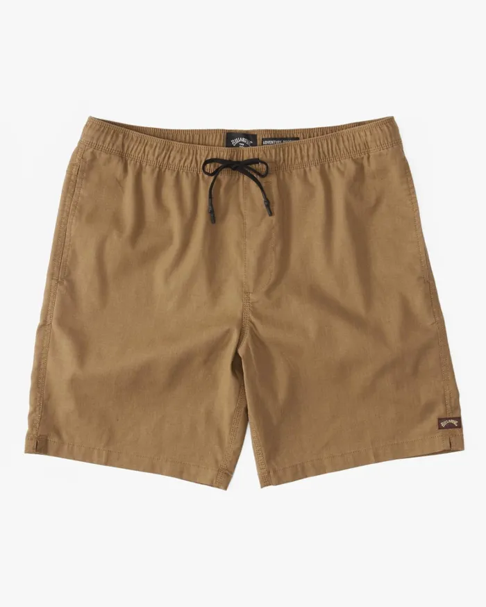 Billabong Shorts Men Surftrek Hemp Technical Elasticized Shorts Ermine Billabong Shorts Men Surftrek Hemp Technical Elasticized Shorts Ermine