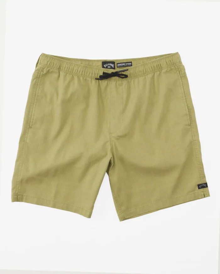 Billabong Shorts Men Surftrek Hemp Technical Elasticized Shorts Yucca