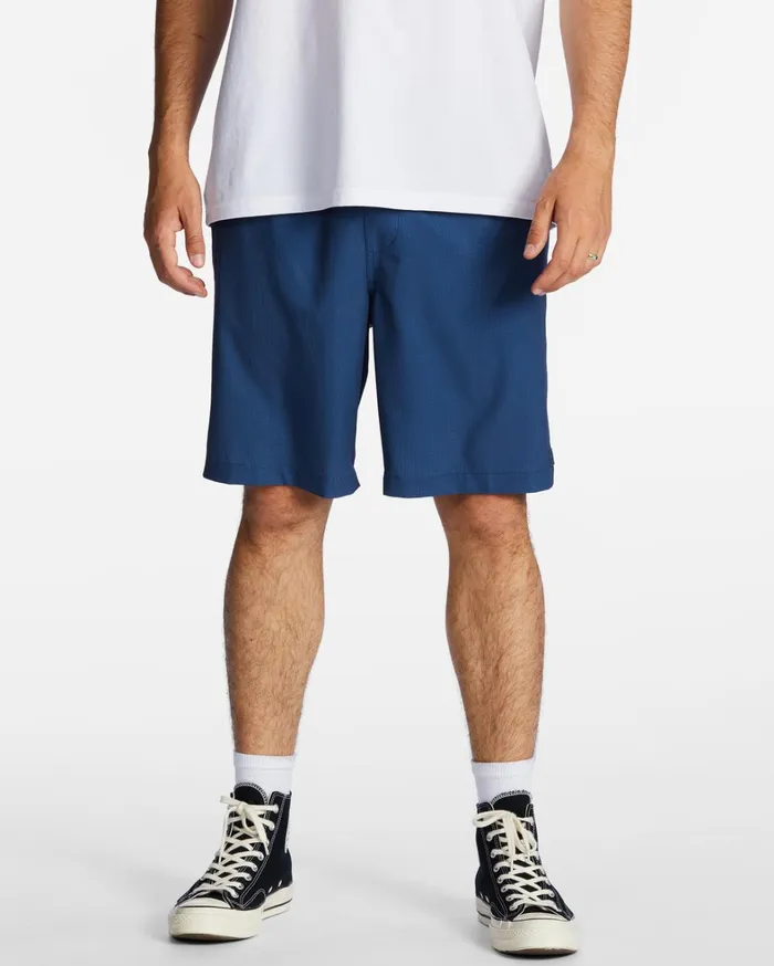 Billabong Shorts Men Surftrek Trail Technical Elasticized Shorts Space Blue Billabong Shorts Men Surftrek Trail Technical Elasticized Shorts Space Blue