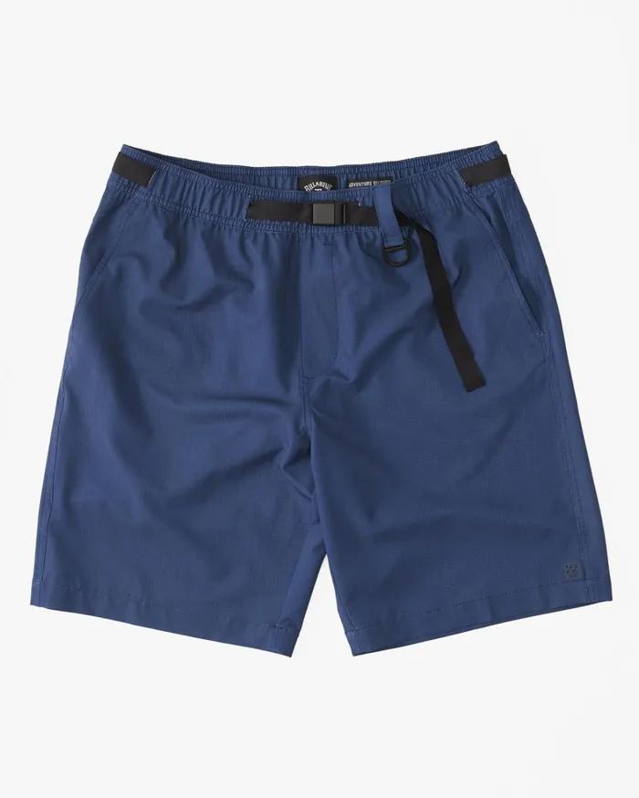 Billabong Shorts Men Surftrek Trail Technical Elasticized Shorts Space Blue Billabong Shorts Men Surftrek Trail Technical Elasticized Shorts Space Blue
