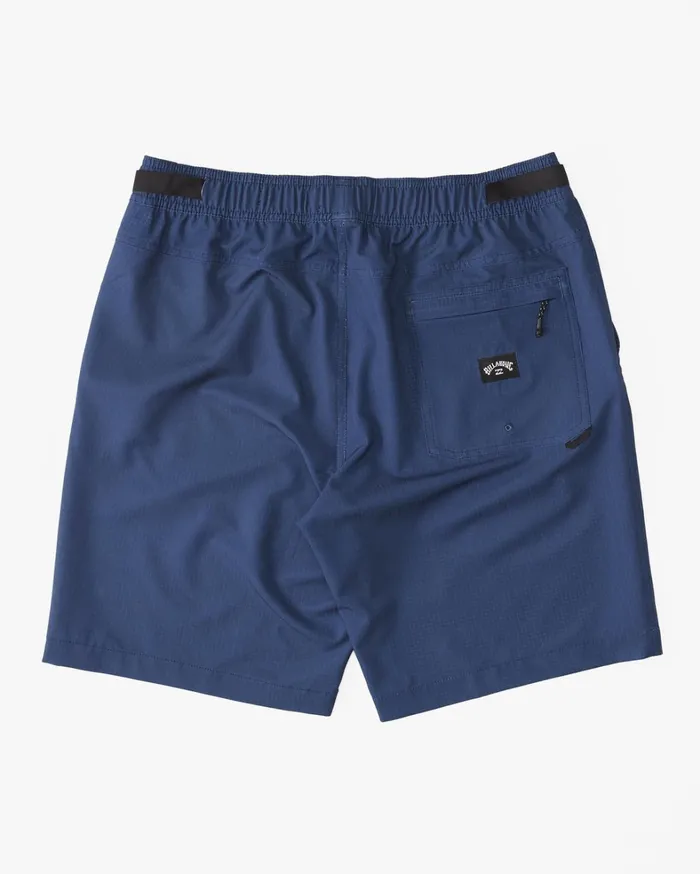 Billabong Shorts Men Surftrek Trail Technical Elasticized Shorts Space Blue Billabong Shorts Men Surftrek Trail Technical Elasticized Shorts Space Blue