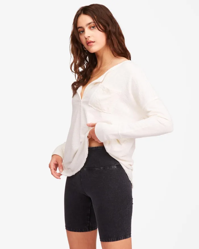 Billabong Shorts Women Biker Babe Shorts Off Black