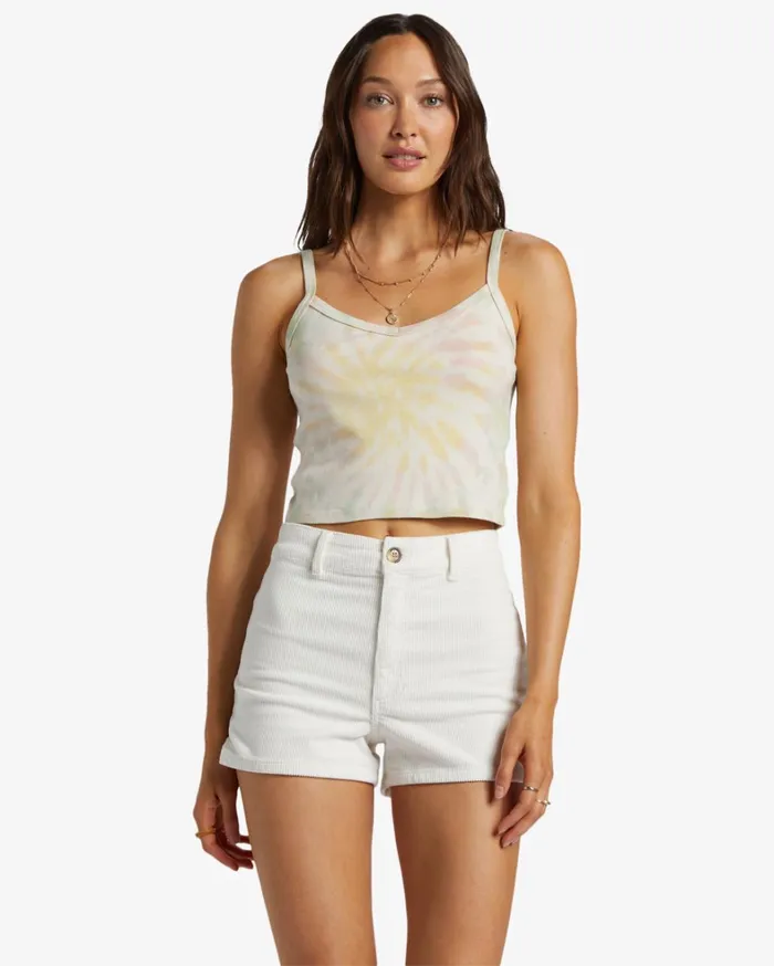Billabong Shorts Women Free Fall Corduroy Shorts Salt Crystal