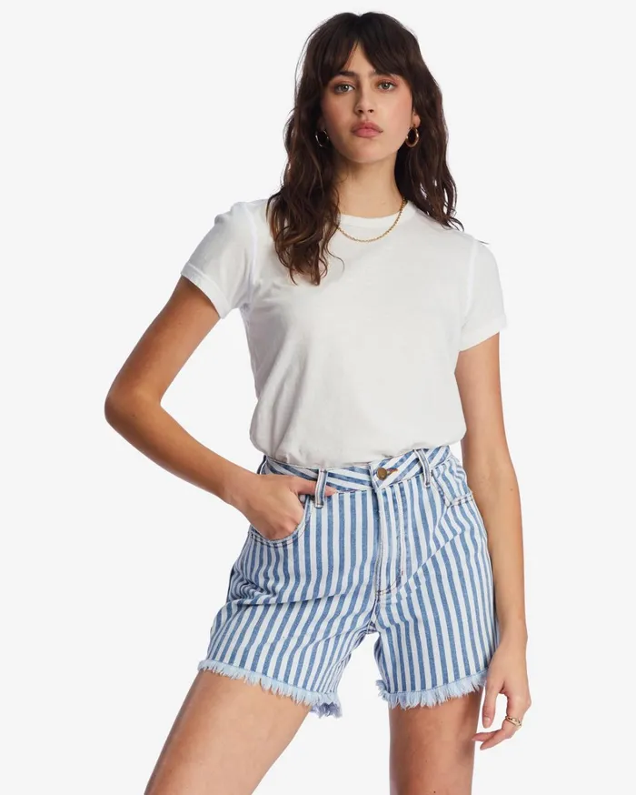Billabong Shorts Women How Bout That Denim Shorts Surf Spray