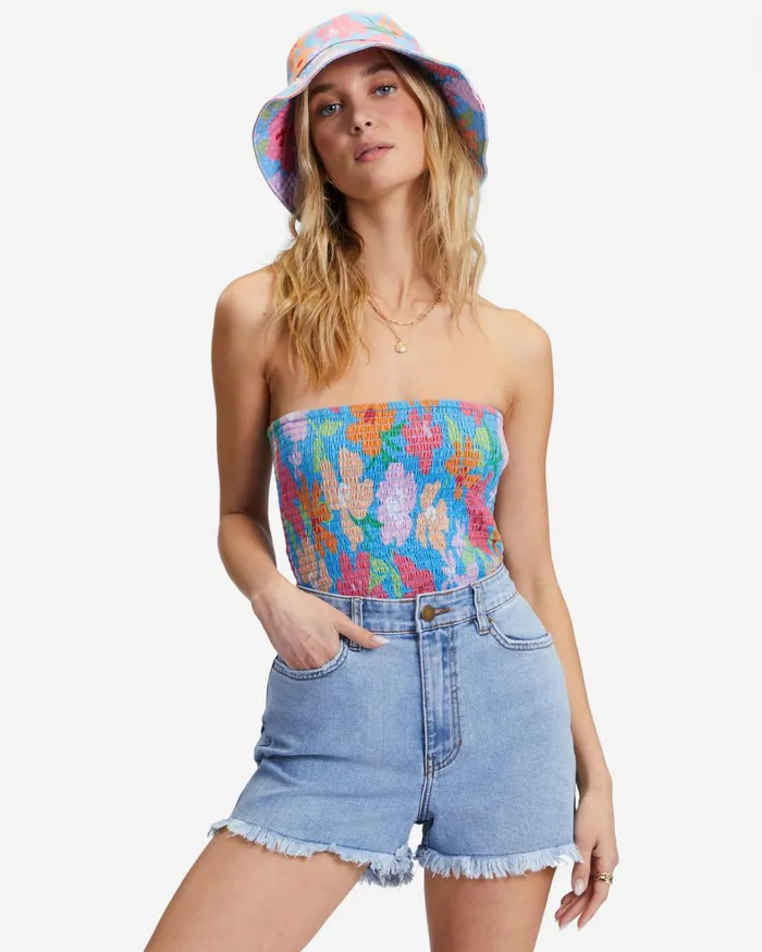 Billabong Shorts Women So Cheeky Denim Shorts Sweet Blue