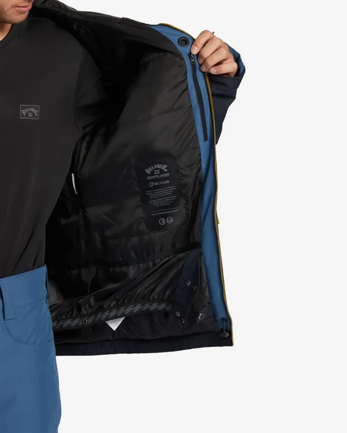 Billabong Snow Jackets Men ADiv Outsider 10K Insulated Snow Jacket Deep Blue Billabong Snow Jackets Men ADiv Outsider 10K Insulated Snow Jacket Deep Blue