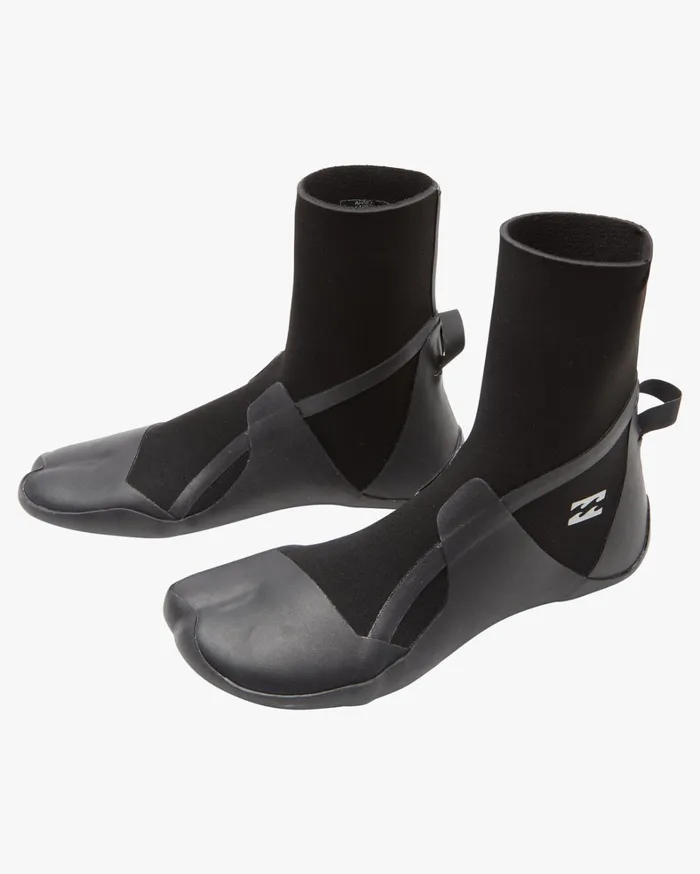 Billabong Surf Accessories Men 3 Absolute Hidden Split Toe Wetsuit Boots Black Hash