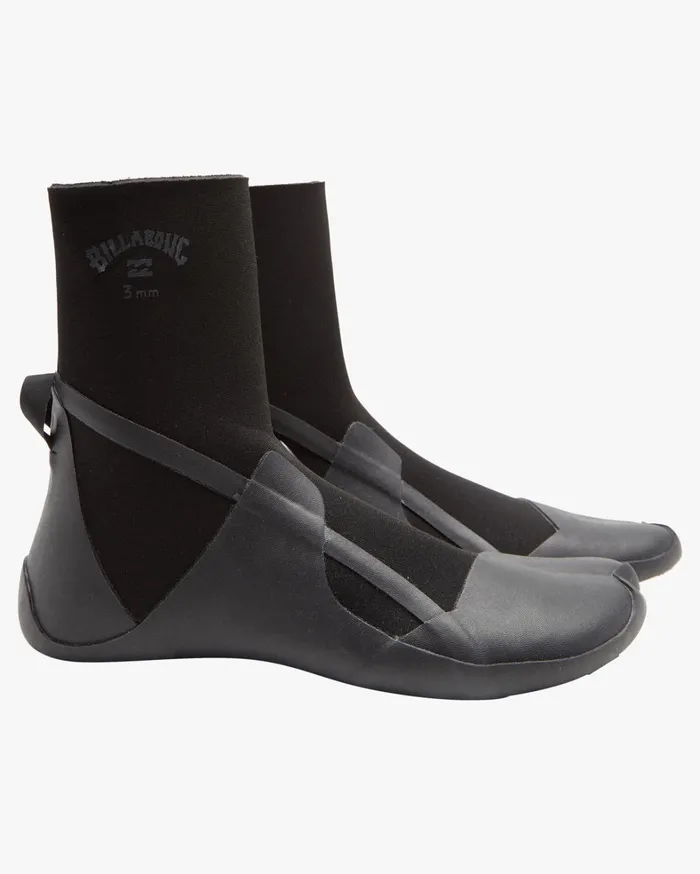 Billabong Surf Accessories Men 3 Absolute Hidden Split Toe Wetsuit Boots Black Hash Billabong Surf Accessories Men 3 Absolute Hidden Split Toe Wetsuit Boots Black Hash