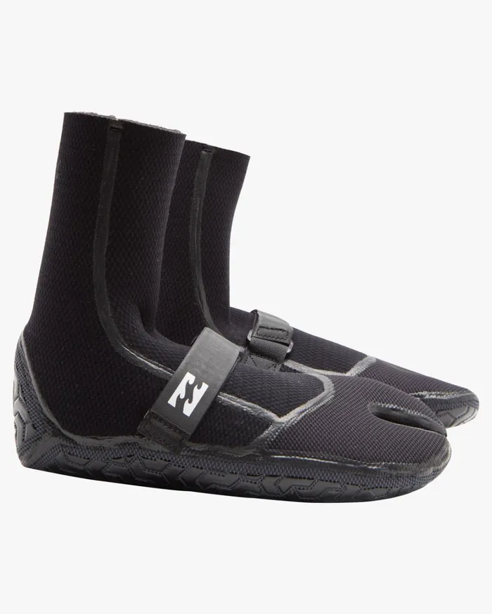 Billabong Surf Accessories Men 3mm Furnace Comp Split Toe Wetsuit Boots Black Billabong Surf Accessories Men 3mm Furnace Comp Split Toe Wetsuit Boots Black