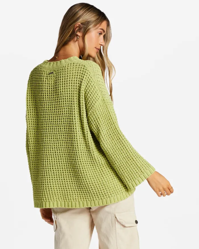 Billabong Sweaters Women Happy Haze Sweater Willow Billabong Sweaters Women Happy Haze Sweater Willow