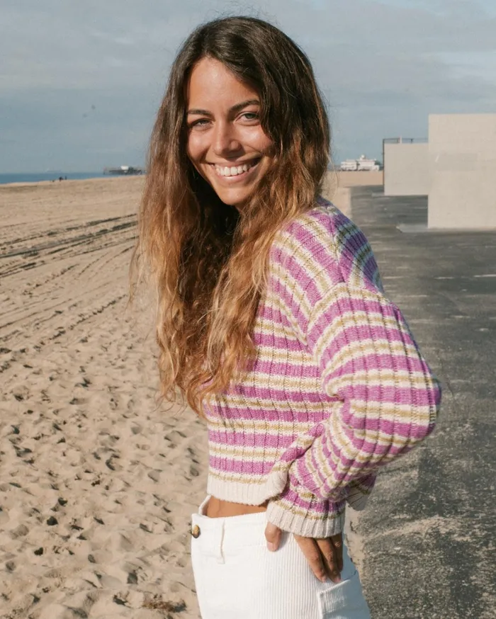 Billabong Sweaters Women In A Daze Cozy Sweater Bright Orchid