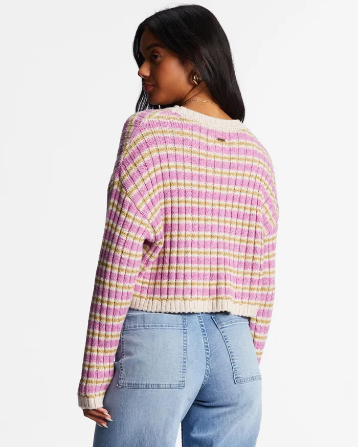 Billabong Sweaters Women In A Daze Cozy Sweater Bright Orchid Billabong Sweaters Women In A Daze Cozy Sweater Bright Orchid