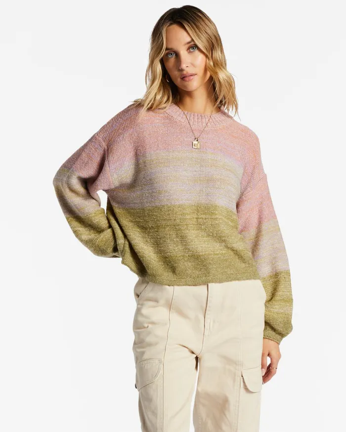 Billabong Sweaters Women On Hue Jumper Willow