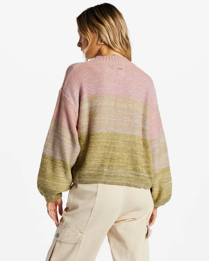 Billabong Sweaters Women On Hue Jumper Willow Billabong Sweaters Women On Hue Jumper Willow