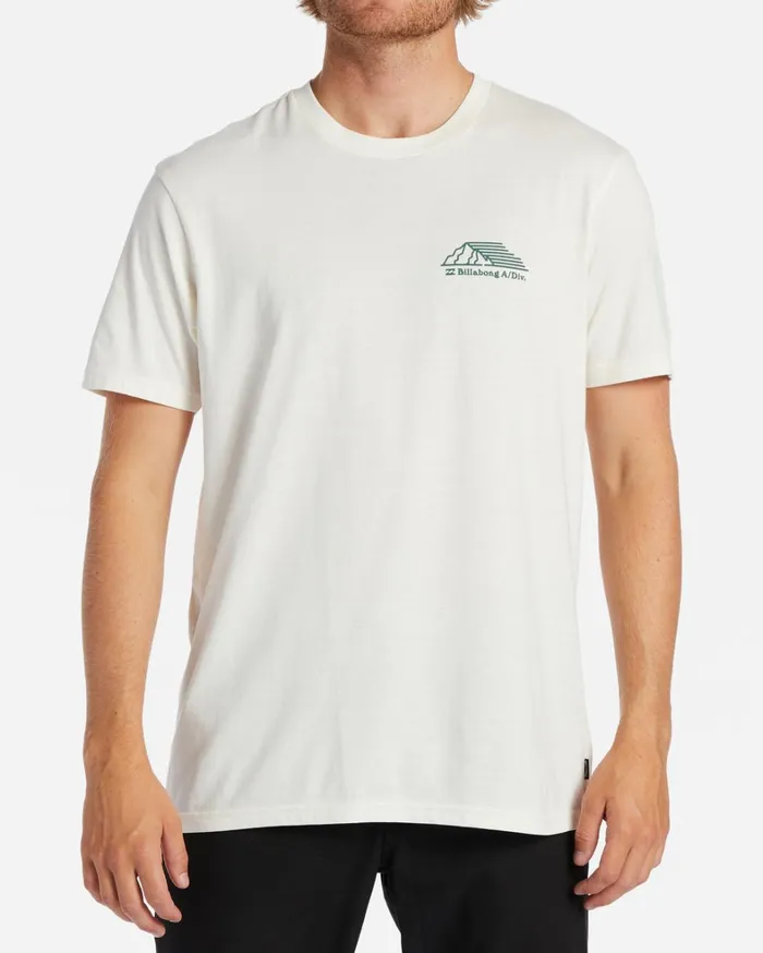 Billabong TShirts Men ADiv Run Club TShirt Off White