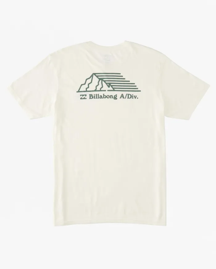 Billabong TShirts Men ADiv Run Club TShirt Off White Billabong TShirts Men ADiv Run Club TShirt Off White