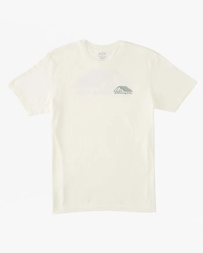 Billabong TShirts Men ADiv Run Club TShirt Off White Billabong TShirts Men ADiv Run Club TShirt Off White