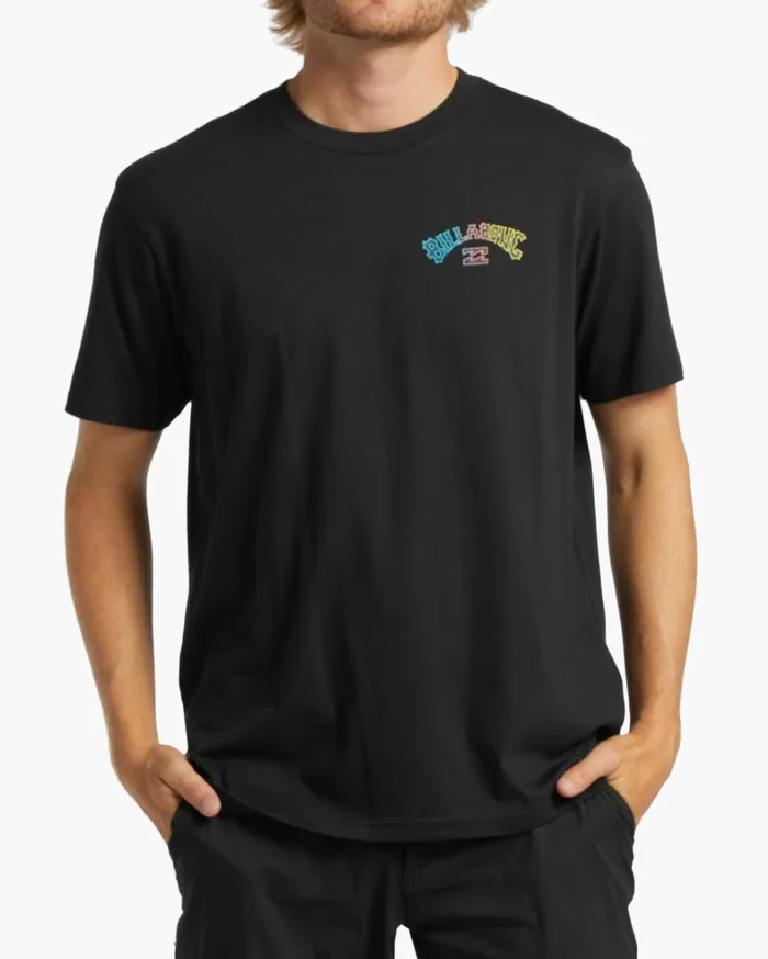 Billabong TShirts Men Arch Fill TShirt Black
