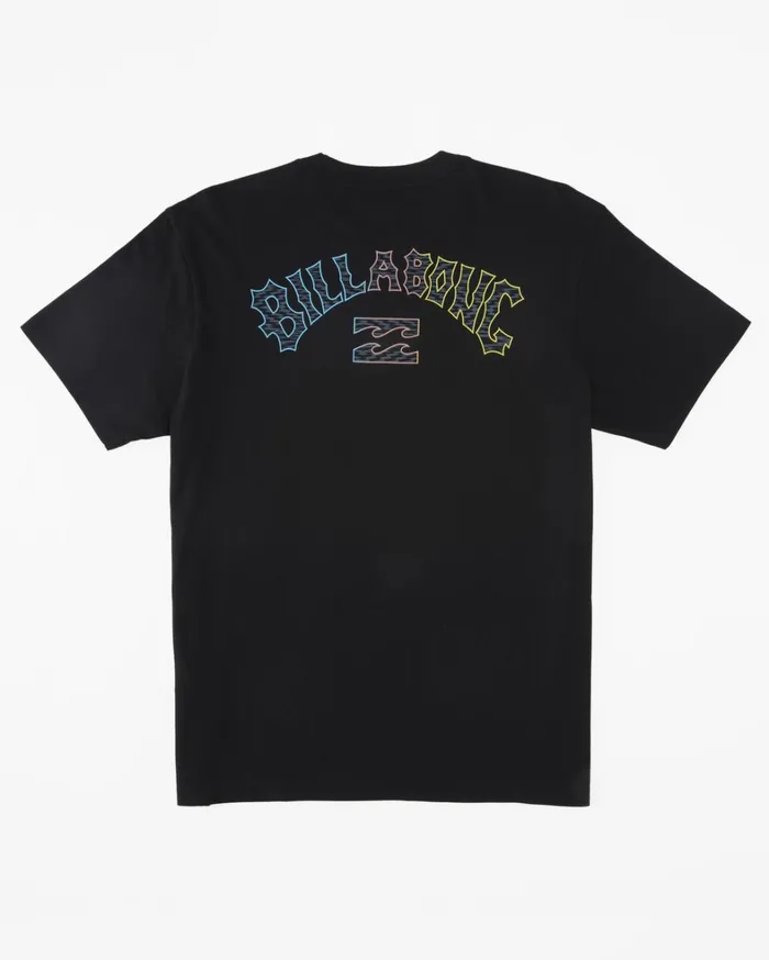 Billabong TShirts Men Arch Fill TShirt Black Billabong TShirts Men Arch Fill TShirt Black